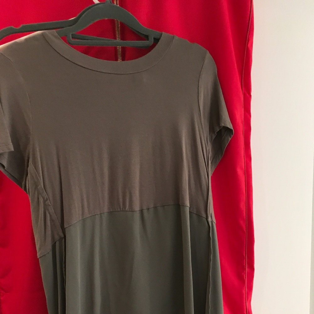 Green blouse